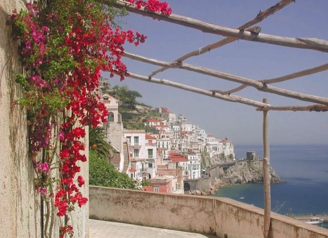 beautiful view amalfi coast